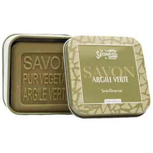 La Savonnerie de Nyons - Savon 100g à l'Argile Verte et Boîte Métal unisex pas cher