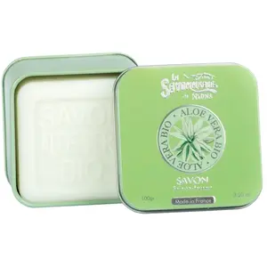 La Savonnerie de Nyons - Savon 100g à l'Aloe Vera BIO et Boîte Métal u... pas cher