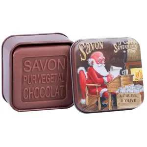 La Savonnerie de Nyons - Savon 100g Chocolat et Boîte Métal Lettre au ... pas cher