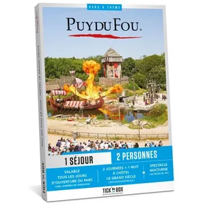 Coffret cadeau - Puy du Fou Sejour Grand Siecle- Tickn'BoxVendu parcdiscount