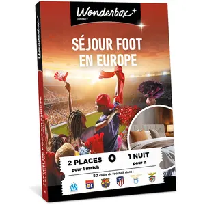 Coffret cadeau Tick'nBox 100% Foot Européen SéjourVendu parfnac