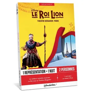 Ticknbox Le Roi Lion - Séjour pour 2 - Coffret Cadeau - Ticketbox - Idée Cadeau DivertissementVendu parfnac