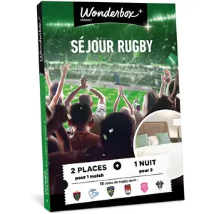 Comparateur de prix : Coffret cadeau Tick'nBox 100% Rugby Séjour