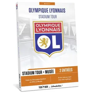 Coffret cadeau Tick'nBox Olympique Lyonnais MuséeVendu parfnac
