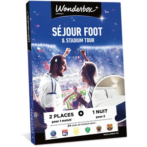 Comparateur de prix : Coffret cadeau Tick'nBox 100% Foot Séjour