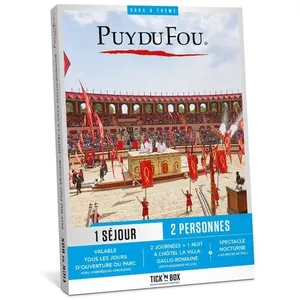 WONDERBOX Tick nBox Coffret Cadeau Parc PUY du Fou entrées 2 journé...Vendu parcdiscount