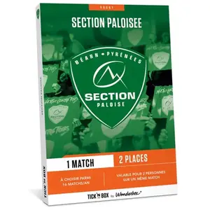 Ticknbox Coffret cadeau Tick’nBox Section paloise pas cher
