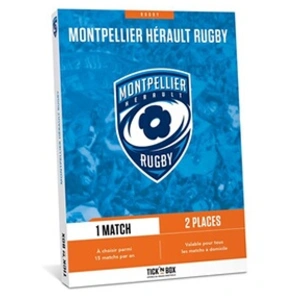 Coffret cadeau Ticknbox Montpellier Herault Rugby