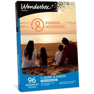 Coffret cadeau Tick'nBox Pierre & Vacances Séjour Prestige en FamilleVendu parfnac