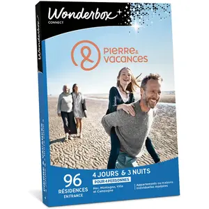 Coffret cadeau Tick'nBox Pierre & Vacances Escapade en FamilleVendu parfnac