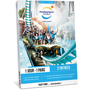Coffret cadeau - PortAventura Journee - Tickn'BoxVendu parcdiscount