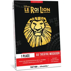 Coffret cadeau Wonderbox Le Roi Lion pour 1 personne pas cher