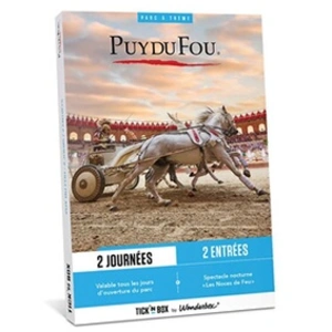 WONDERBOX Coffret cadeau - TICKETBOX - Puy du Fou - 2 joursVendu parcdiscount