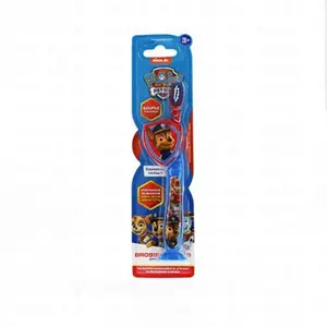 MRWHITE Brosse à dent ergonomique avec capuchon pat'patrouille pas cher