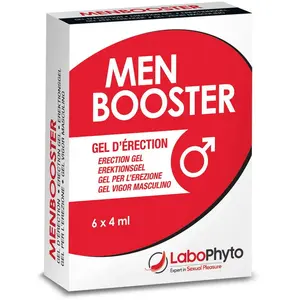 Comparateur de prix : Labophyto MenBooster Gel d'Erection - 6 Dosettes 4 ml TU