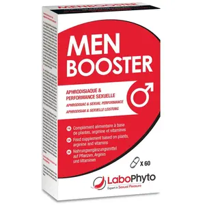 Comparateur de prix : Labophyto Cure libido MEN BOOSTER aphrodisiaque - Lot de 5 x 60 gélules