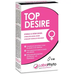 Comparateur de prix : Labophyto Cure aphrodisiaque pour femme TOP DESIRE - Lot de 5 x 60 gélules