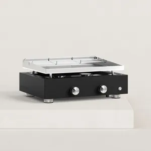 Verycook - Plancha gaz Simplicity 2 feux inox pas cher