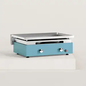 Verycook - Plancha gaz Créative 2 feux inox pas cher