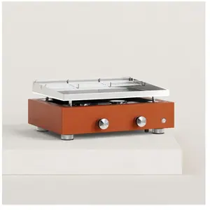 Verycook - Plancha gaz Simplicity 2 feux inox 6 à 8 pers. Piezo électr... pas cher