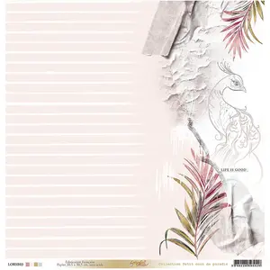 Lorelaï Design Papier imprimé Petit coin de Paradis 30.5 x 30.5 cm 03Vendu parscrapmalin