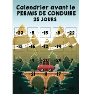 Calendrier avant le permis 25 conseils pas cher