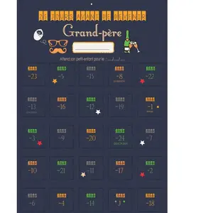 Calendrier de l'avent naissance papi pas cher