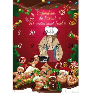 Calendrier avent 25 recettes de noel