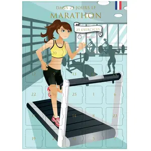 Calendrier de l'avant marathon 25 jours pas cher