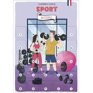 Calendrier de l'avent sport en couple pas cher