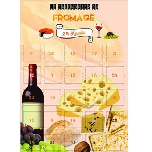 Non communiqué Calendrier avent fromage 25 recettes Calendrier Evenement pas cher