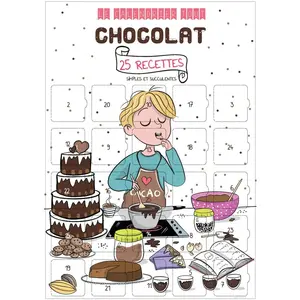 Non communiqué Calendrier chocolat 25 recettes pas cher
