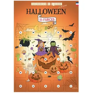 Calendrier halloween 25 farces pas cher