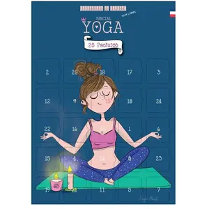 Calendrier yoga 25 jours 25 postures pas cher