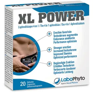 Comparateur de prix : Labophyto XL Power- stimulant sexuel rapide - 20 gélules