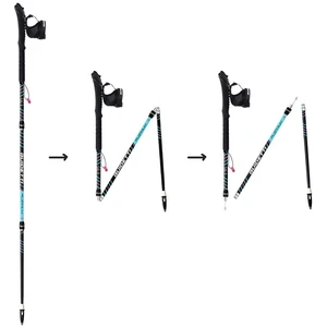Comparateur de prix : Guidetti Platinium Neo Pulse Race - Bâtons trail Turquoise / Rose 120 cm