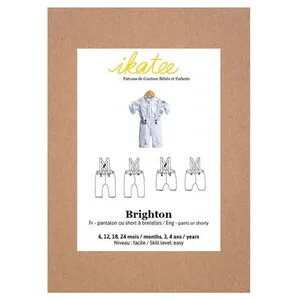 GENERIQUE Patron pantalon et short bébé BRIGHTON pochette(...) - pas cher