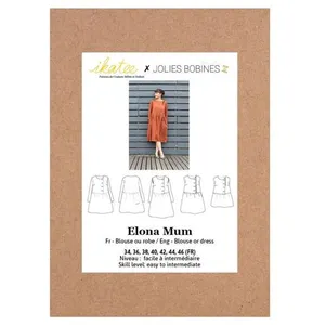 GENERIQUE Pochette patron de couture ELONA Mum Blouse/Robe 34-46(...) -