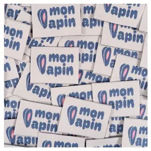 Etiquettes tissées  ikatee - Mon Lapin - x5(...) - lapinbleu pas cher