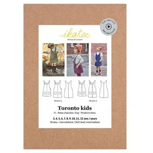 GENERIQUE Ikatee Pochette Patron de Couture Toronto Kids Robe 3-12