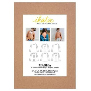 GENERIQUE Pochette patron de couture MASHA Gilet 3-12A(...) -