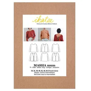 GENERIQUE Pochette patron de couture Femme Gilet MASHA Mum 34-46(...) -