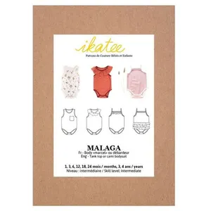 GENERIQUE Pochette patron de couture MALAGA Body 1M-4A(...) -