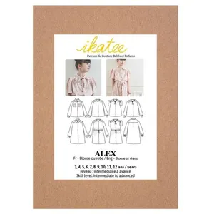 GENERIQUE Pochette patron de couture ALEX Blouse + Robe 3-12A(...) -