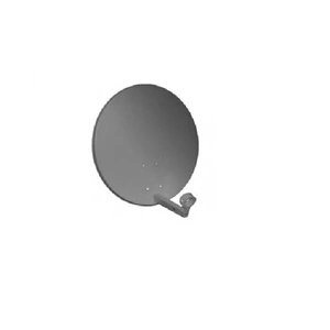 PARABOLE SATELLITE ACIER 80 CM ANTHRACITE ANTENNE SANS LNB HD MEVendu parcdiscount