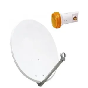 Parabole satellite acier 65 cm + LNB Single Golden Media 0,1dB idéal ASTRA EUTELSATVendu parcdiscount