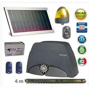 Ducati coulissant pour portail automatique solaire Slide 446 Solar Idé...Vendu parcdiscount