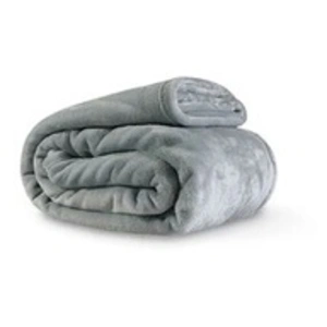Comparateur de prix : mello Plaid douceur flanelle / 150 x 200 cm / gris glacier