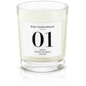 Bon Parfumeur Bougie Parfumée 01 Basilic Feuille de Figuier Menthe pas cher