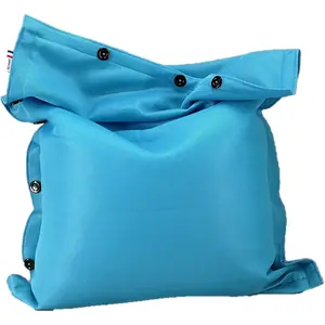 Pouf coussin géant XL flottant Piscine SHELTO Mesh 175 x 125 Bleu pas cher